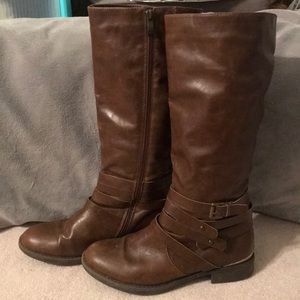 Madden Girl brown riding boots